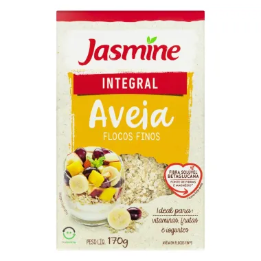 Aveia Integral Jasmine Flocos Finos 170g