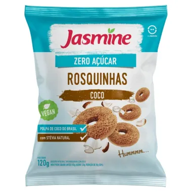 Rosquinha Jasmine Coco Zero Açúcar 120g