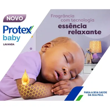 Sabonete L&iacute;quido Protex Baby da Cabe&ccedil;a aos P&eacute;s Lavanda Refil 380ml