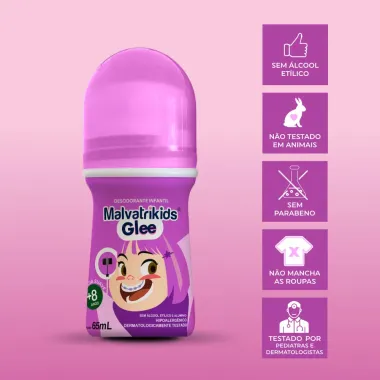 Desodorante Infantil Malvatrikids Glee 8+ Anos 65ml