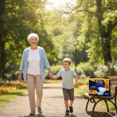 Fralda Geriátrica Bigfral Derma Plus Noturna Unissex Tamanho G  Descartável com 16 Unidades