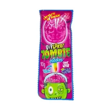 Pirulito Dip Loko Neon Zombie 10g