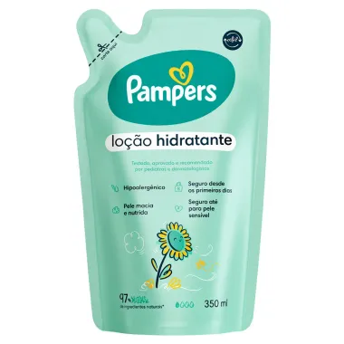 Loção Hidratante Pampers Refil 350ml