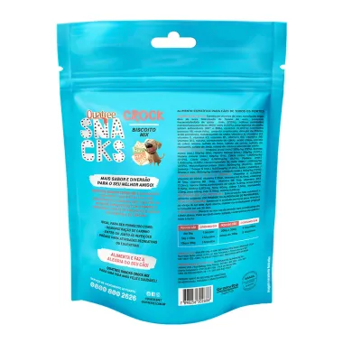 Quatree Snacks Biscoito Mix para Cães Crock Adultos 400g