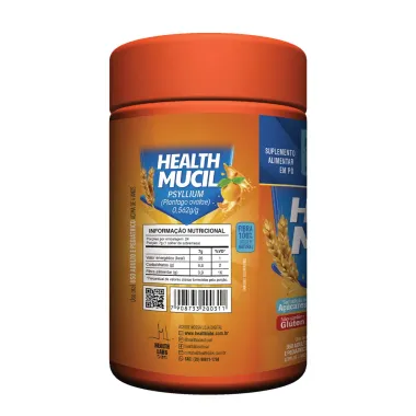 Health Mucil Psyllium 0,562g/g Health Labs Sabor Laranja 174g