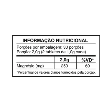 Mult Magn&eacute;sio Healt Labs 60 Tabletes