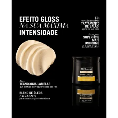 Mascara de Tratamento TRESemmé Brilho Lamelar 400g