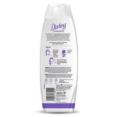 Shampoo Darling Ceramidas For&ccedil;a e Brilho 350ml