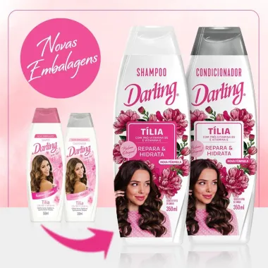 Shampoo Darling Tília Repara e Hidrata 350ml