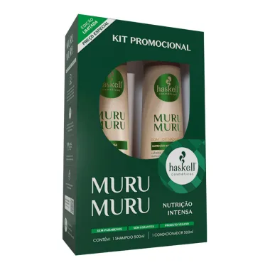 Shampoo e Condicionador Haskell Muru Muru Nutrição Intensa 500ml cada