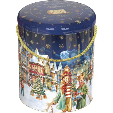Panettone Premium Frutas Santa Edwiges Merry Christmas Lata 400g
