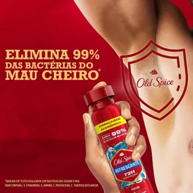 Desodorante Old Spice Refrescante Spray Antitranspirante 200ml Embalagem Econômica