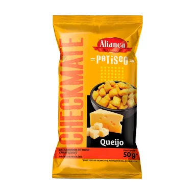 Salgadinho de Trigo Aliança Checkmate Queijo 70g