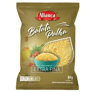 Batata Palha Aliança Extra Fina 80g