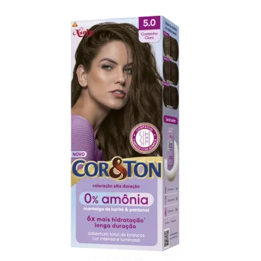 Tintura Cor&Ton Sem Amônia Castanho Claro