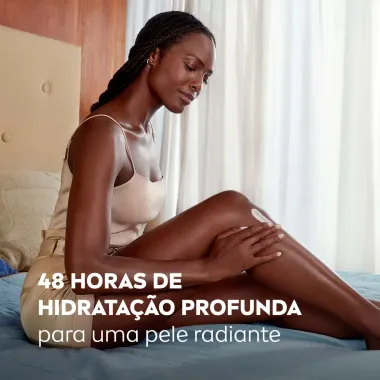 Deo Hidratante Nivea Beleza Radiante Cuidado Intenso Pele Negra Hidratacao Profunda 2 Unidades com 400ml Cada