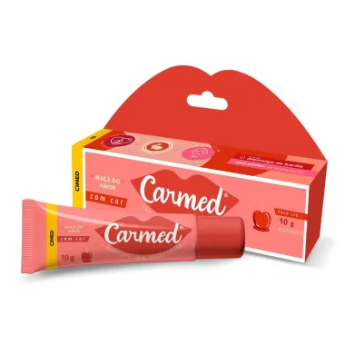 Hidrante Labial Carmed Maçã do Amor com Cor 10g