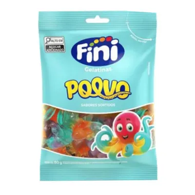 Balas Fini Gelatina Polvo Sabores Sortidos 80g
