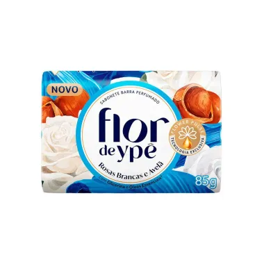 Sabonete Flor De Yp&ecirc; Rosas Brancas e Avel&atilde; 85g