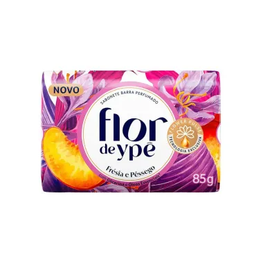 Sabonete Flor de Yp&ecirc; Fr&eacute;sia e P&ecirc;ssego 85g