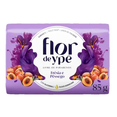 Sabonete Flor de Ypê Frésia e Pêssego 85g