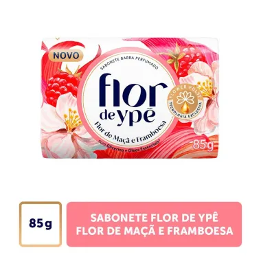 Sabonete Flor de Yp&ecirc; Flor de Ma&ccedil;&atilde; e Framboesa 85g