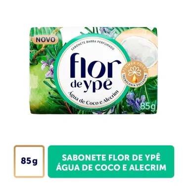 Sabonete Flor de Yp&ecirc; &Aacute;gua de Coco e Alecrim 85g