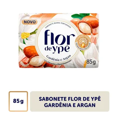 Sabonete Flor de Yp&ecirc; Gard&ecirc;nia e Argan 85g