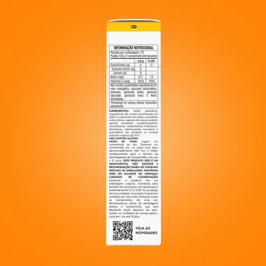 Lavitan Vitamina C 1,9G Super Fórmula Sabor Laranja com 10 Comprimidos Efervescentes