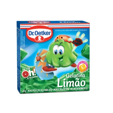 Gelatina Dr. Oetker Sabor Limão 20g