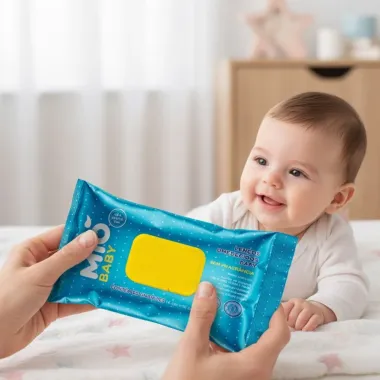 Lenço Umedecido Mió Baby Sem Fragrância com 96 Unidades