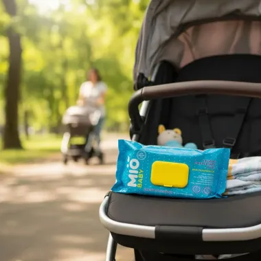 Lenço Umedecido Mió Baby Sem Fragrância com 96 Unidades