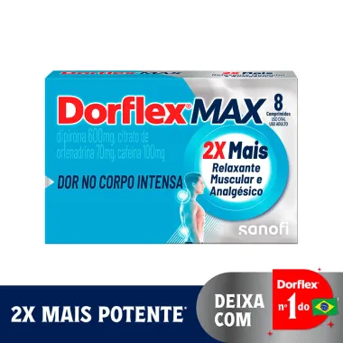 Dorflex Max Analgésico  com 8 Comprimidos