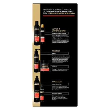 Shampoo 350ml e Condicionador 175ml TRESemmé Blindagem Antifrizz