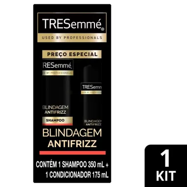 Shampoo 350ml e Condicionador 175ml TRESemmé Blindagem Antifrizz