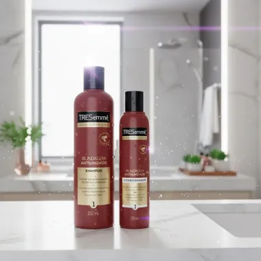 Kit TRESemmé Blindagem Antiumidade Shampoo 350ml e Condicionador 175ml