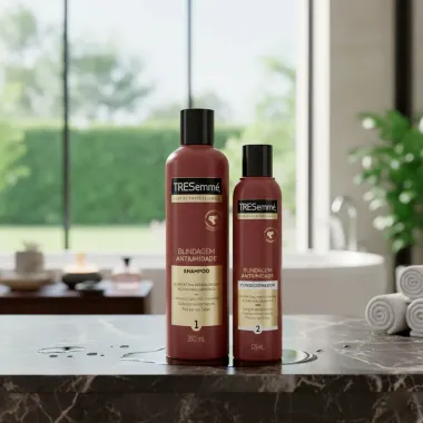 Kit TRESemmé Blindagem Antiumidade Shampoo 350ml e Condicionador 175ml