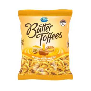 Bala Arcor Butter Toffees Mousse de Maracujá