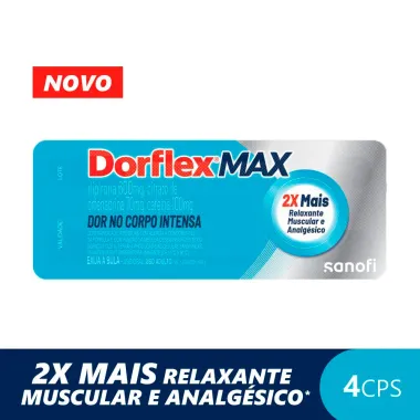 Dorflex Max Analgésico Envelope com 4 Comprimidos-2