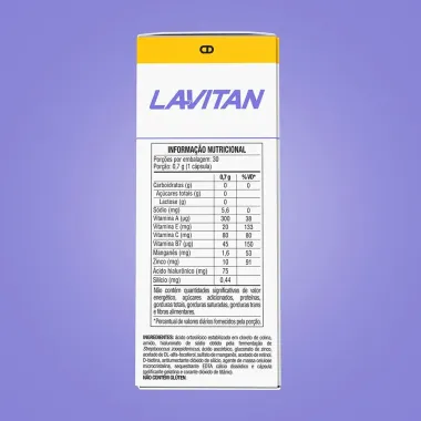 Lavitan Cuidados da Pele Super Fórmula com 30 Cápsulas