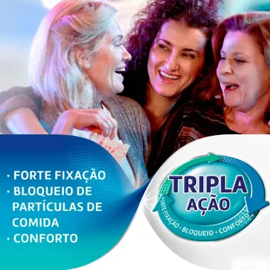 Corega Ultra Creme Fixador de Dentadura Sem Sabor Tripla Ação sem Zinco 40g