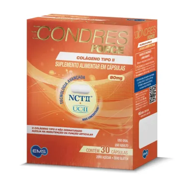 Condres Force Colágeno 40mg UC-II + 40mg NCT-II 30 cápsulas-1