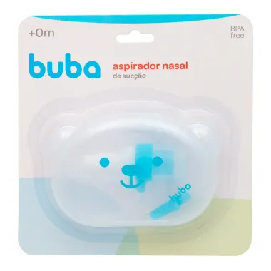 Aspirador Nasal de Sucção Buba 0+ Meses com Estojo Ursinho Blister