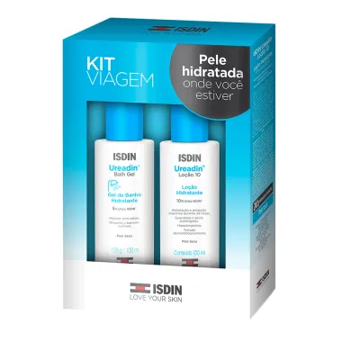 Kit Viagem Ureadin Bath Gel de Banho Hidratante 100ml e Ureadin Loção 10 Hidratante 100ml