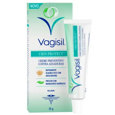 Vagisil Creme Preventivo Contra Assaduras Urin Protect 30g Verso 2