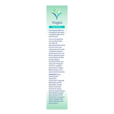 Vagisil Creme Preventivo Contra Assaduras Urin Protect 30g Verso 4