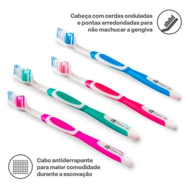 Escova de Dente Clear UP Complete Cerdas Super Macias Verso 2