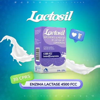 Lactosil 4.500 FCC ALU com 30 Comprimidos