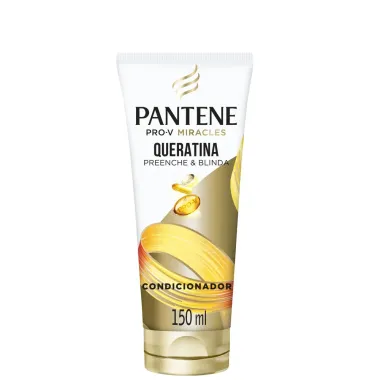 Condicionador Pantene Pro-V Miracles Queratina Preenche e Blinda 150ml