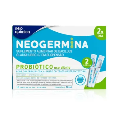 Neogermina Probiótico 2BI com 10 Flaconetes de 5ml cada